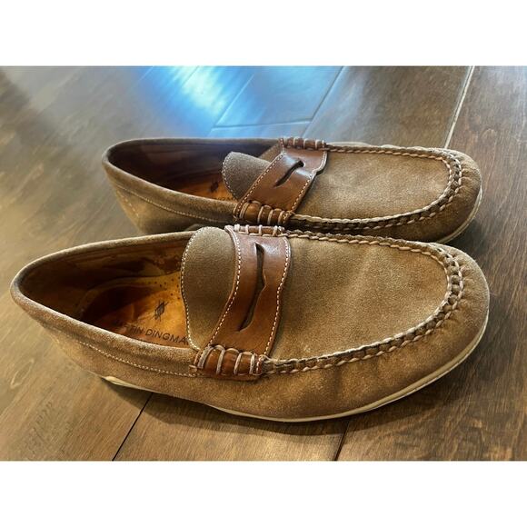 Martin Dingman Countrywear Men’s Size 8.5 Suede Leather Penny‎ Loafer - Picture 3 of 8